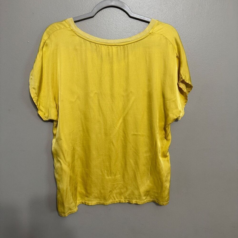 Nation LTD sunny yellow t-shirt size large - Picture 2 of 5